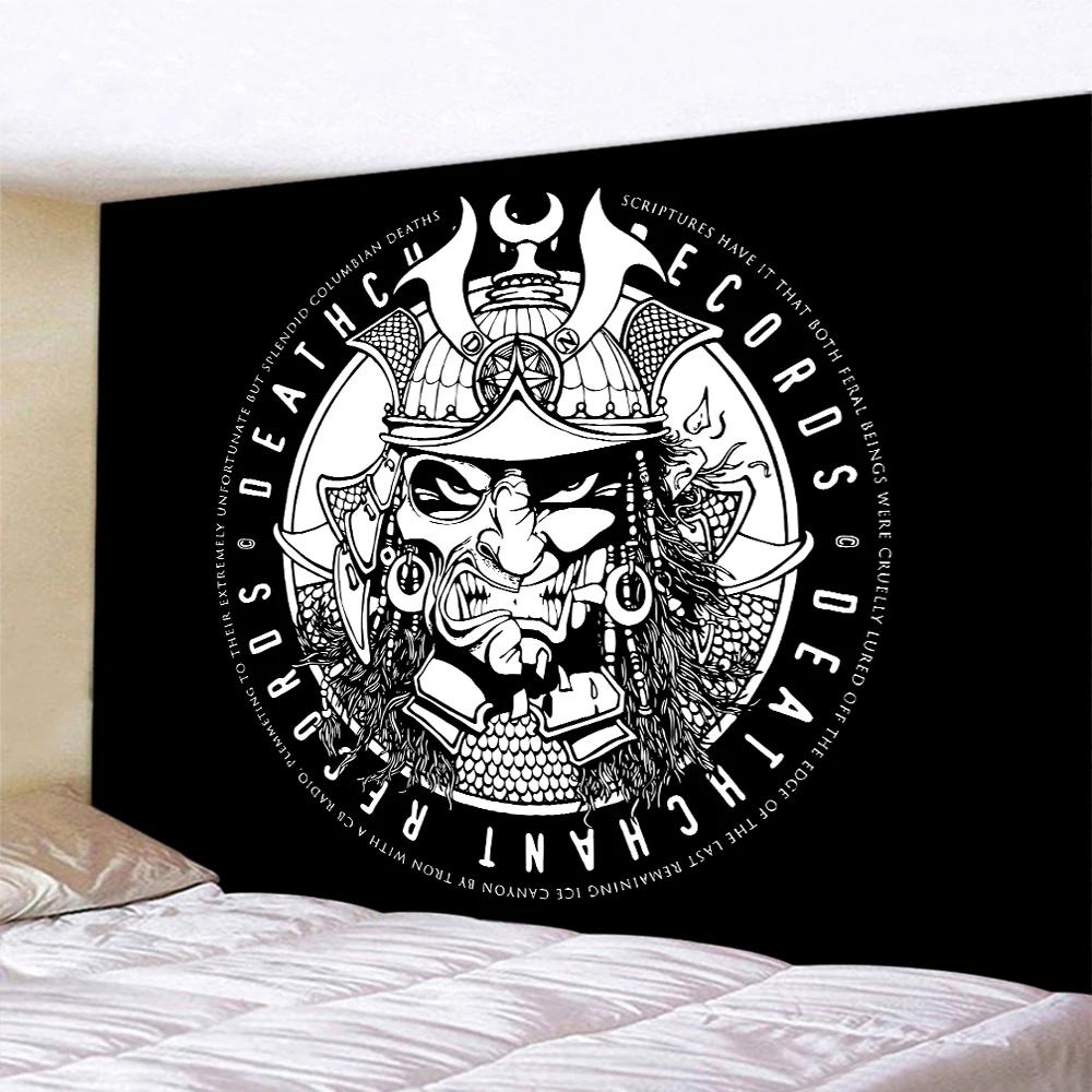 Викинг мистические символы гобелен хиппи орнамент комната спальня декор эстетический — фото 14