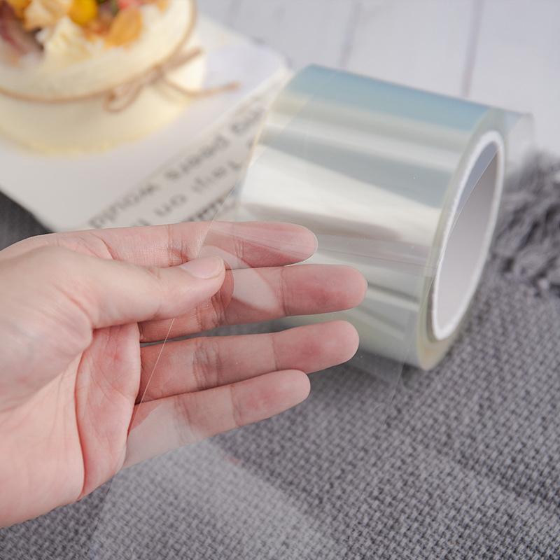 8Cm/10Cm/12Cm 0.5Kg/1Kg Clear Cake Film Acetate Film Sheet Acetate Cake Collar Acetate Roll Cake Collar Cake Surround Film