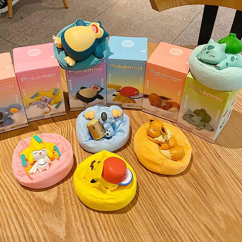 Pokmon Action Figure Toys Featuring Sleepy Pikachu Snorlax And More**