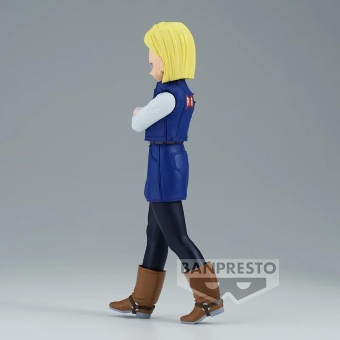 Figurine - Banpresto - Android 18 Solid Edge Work - Détails Exceptionnels - Design Fidèle - Couleurs Vives