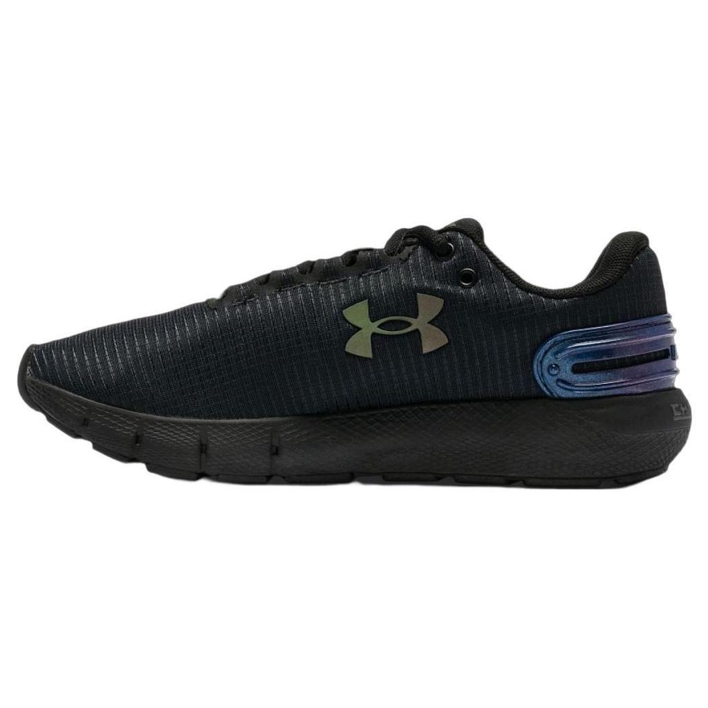 Under Armour Charged Rogue 2.5 Cushioning Flexible Mesh Durable Fabric Low Top Casual Running Shoes Women Sneaker Black Purple 3025246-003