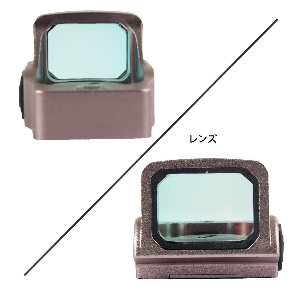 ZZ ET EFLX Type Replica Mini Red Dot Sight with 20mm Rail and Universal Mount for Glock (DE)