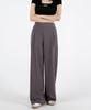 UMM Women'S Back Elastic Single-Pleat Wide Spandex Pants 2 Colors