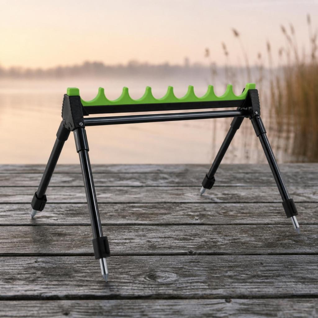 Multi-Rod Fishing Stand Adjustable Gear Foldable for Anglers
