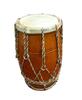 Rope Dholak Mango Wood Indian Folk Traditional Musical Instrument with Carry Bag for Kirtan & Weddings