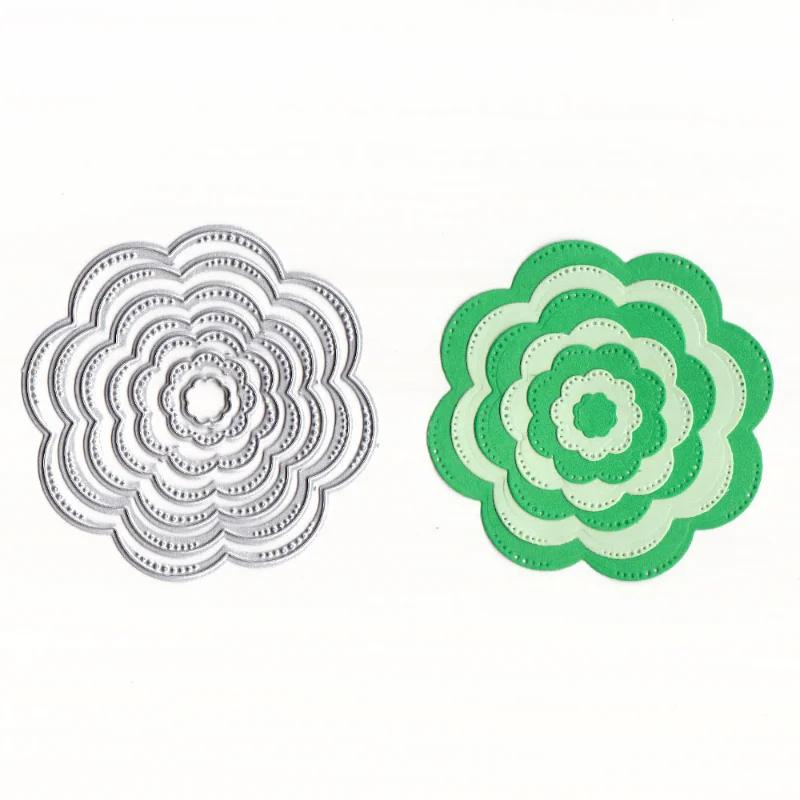 Flower Metal Cutting Dies Stencils DIY Scrapbook Album Paper Card Craft