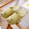 Fashion PVC Slippers Fashion Parent-child Seal Baotou Male Cartoon Girl Sandals Couple Bathroom Can Wear Shoes Outside Casual 2025