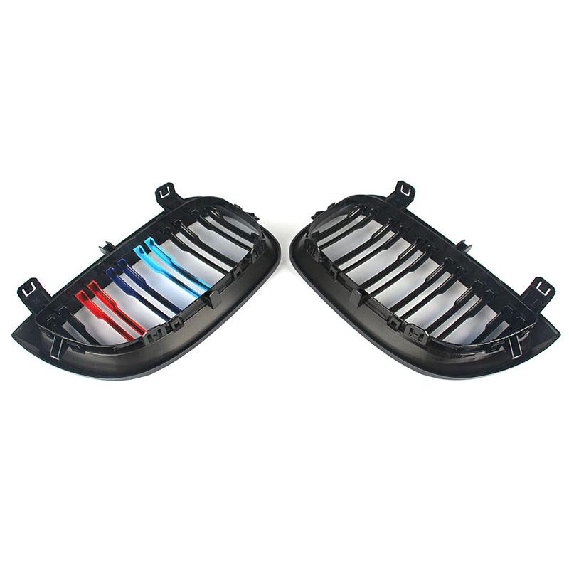 Kidney Grille Front Bumper Black Radiator Guard Grill Fit For BMW E81 E87 1 Series 2004 - 2007 Car Accessories M