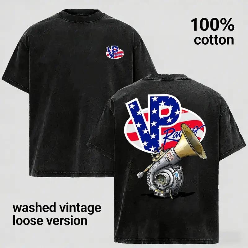 Racing Patriotic Turbo Shirt, American Flag Racing Graphic Tee, Performance Car XXXL