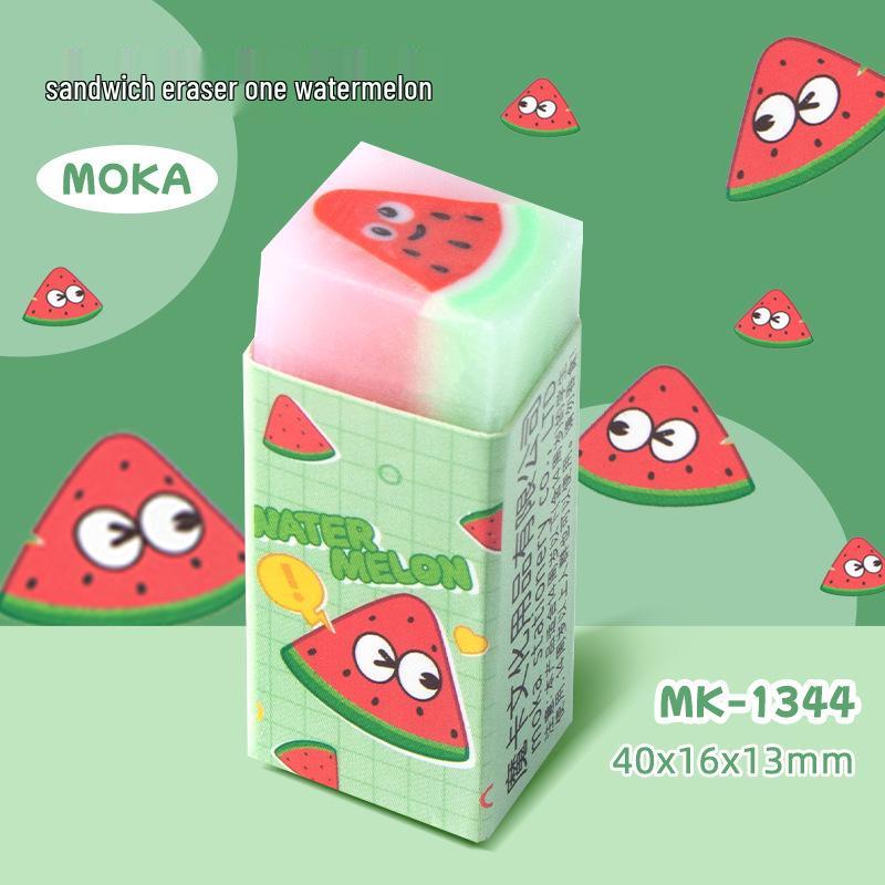 Fruit-Shaped Jelly Eraser: Cute, Clean Art Correction for Kids