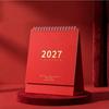 Morandi Color Standing Table Calendar Decorative Display Academic Planner  Office Supply