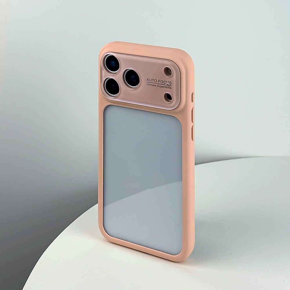 New Candy Color Clear Large Window Case for For Iphone 17 16 1 Pro Max Camera Protection Shockproof Transparent Acrylic Hard Cover
