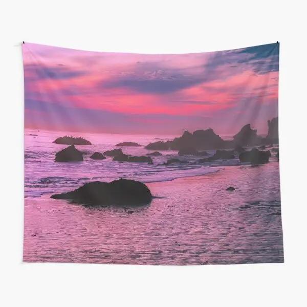 Ocean Sunset Tapestry Beach Wave Wall Hanging Tapestries Sky Cloud Scenery Tapestry  Home Decor for Bedroom Dorm Living Room