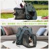 Tresbro Expandable Dog and Cat Backpack Model Pet Carrier with Locking Double Zipper and Curtain for Small Hospital and Disaster Dark Gray [Latest