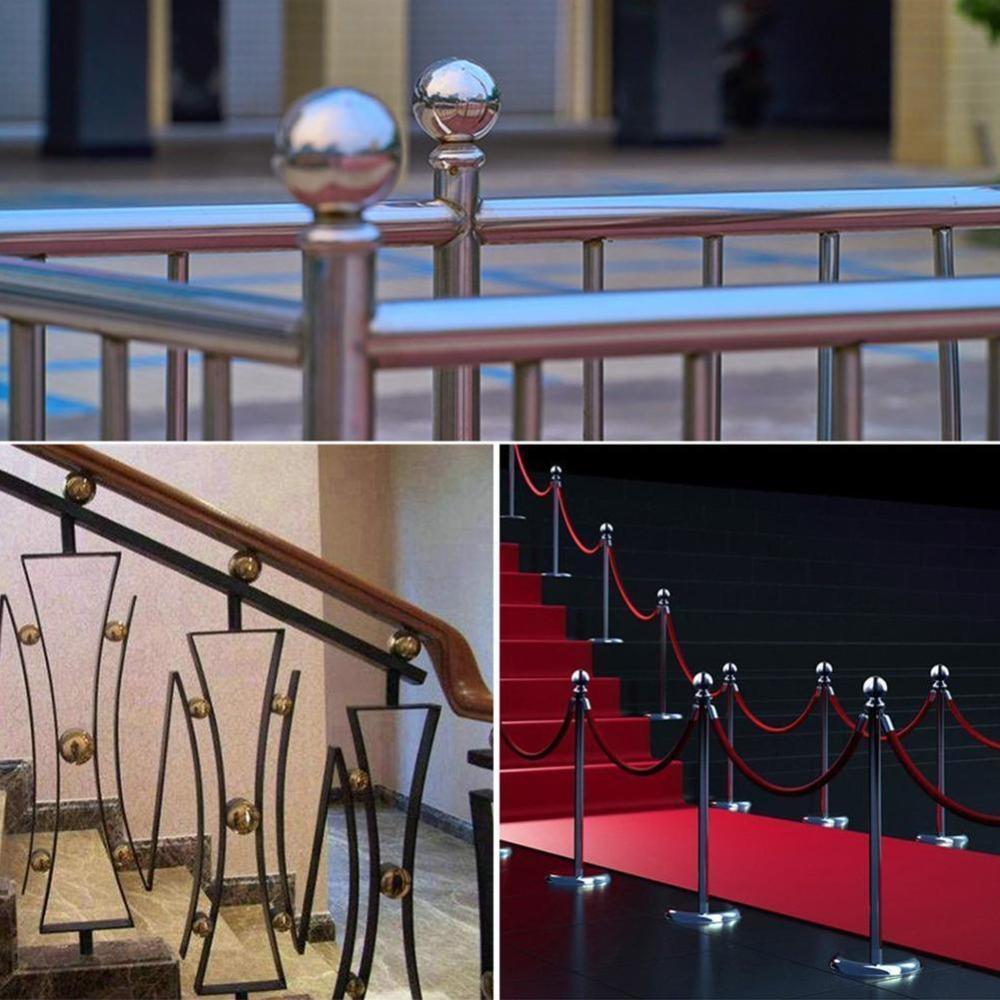 High Gloss Sphere 304 Stainless Steel Ball Mirror Hollow Ball For Home /Garden/Malls Decoration