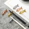 Creativity, Fish Shaped Chopstick Holder, Household Use, Chopstick Pillow, High-end Hotel Tableware, Zinc Alloy, Carp Chopstick Holder Ornament