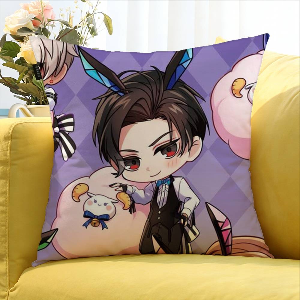 CUTE Game O-Obey Me World Various Sizes Square Pillow Case For Car Home Bedchamber Decor