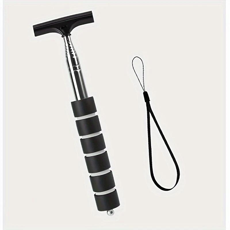 Retractable Car Glass Scraper - 1pc Universal Car Accessories - Portable Car Mirror Raindrop Cleaner with Long Pole