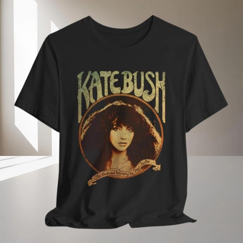 NEW  Kate Bush Black Cotton All size S5XL Unisex Shirt Gift For Fan HRN160 Unisex T-Shirt XL