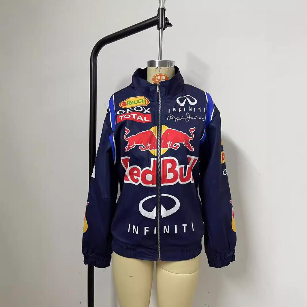 Mens Spring Autumn Jacket Sporty Black Print Casual Loose Fit Long Sleeve Windbreaker