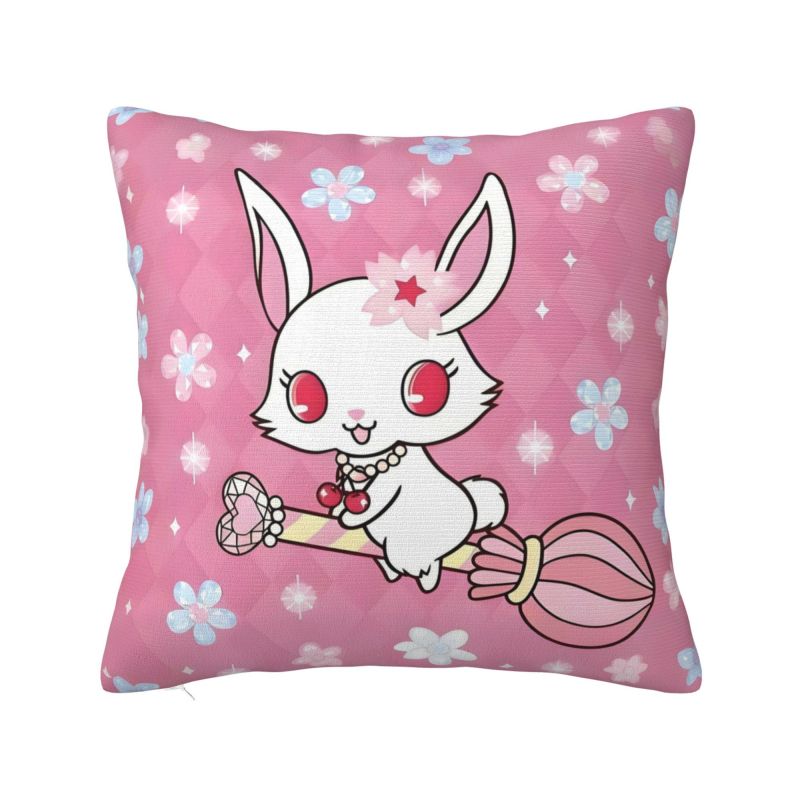 Пользовательская наволочка Sanrio Anime Jewelpet 45x45 см Мультяшная Кавайная Вельветовая Нордическая Наволочка для Автомобиля Дивана 12x12Inch