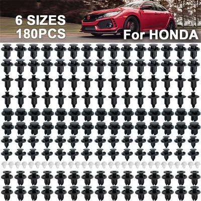 Panel Clips Bumper Fender Push Rivets For Honda Civic Accord Fit CR-V CR-Z Jazz