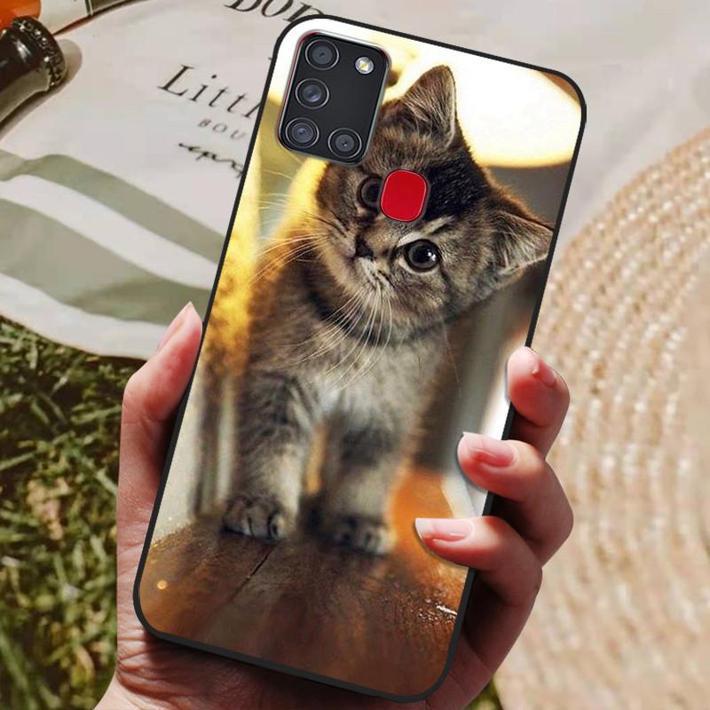 For Samsung A21S Case Phone Cover Silicone Soft TPU Back Cover for Samsung Galaxy A21S Case A 21S A21 S A217F Fundas Bumper