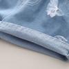 Girls Summer Suit Infants Short Sleeve Tshirt + Denim Shorts 2 Piece Set Fashion Children Clothing for 1-5 Years Old