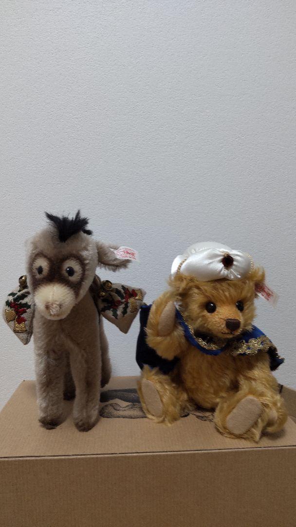 

[USED] Steiff Teddy Bear Teddy & Little Donkey