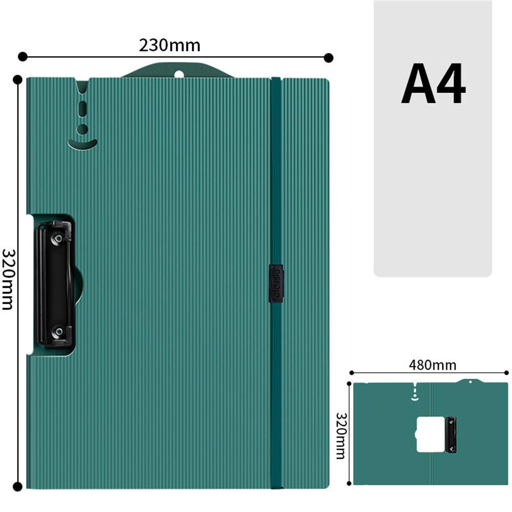 A4 Board Clip Folder Document Clipboard Writing Pad Document Holders Board Organizer Memo Clip School Stationery Office Supplies