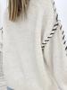 Yangyang Women's Autumn/Winter Ribbed Round Neck Loose Knit Sweater