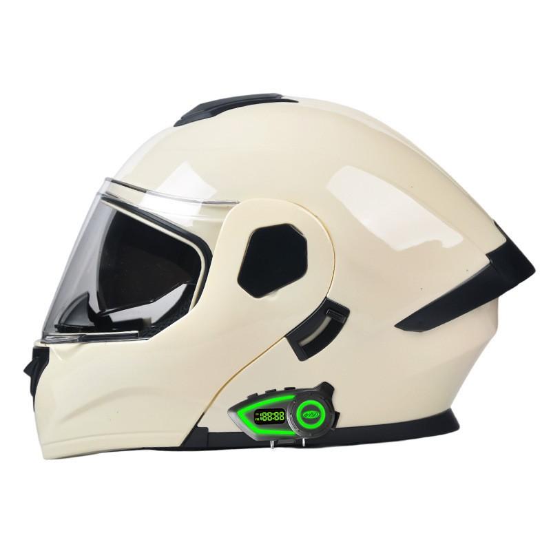Bluetooth Full Face Modular Motorcycle Helmet 3C Certified Men Women All Season Riding