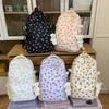 Schoolbag schoolbag female Japanese ins girl college wind small fresh bow backpack large capacity cute lightweight backpack