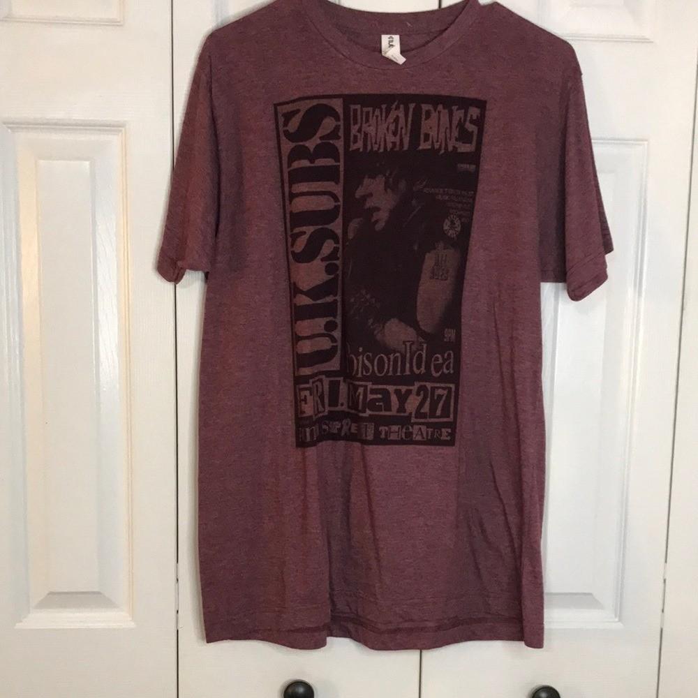 Broken Bones Punk Graphic TShirt Unisex T-Shirt M