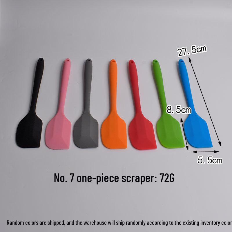 Silikon-Griff Spatel-Set: Alles-in-Einem Misch-, Schab- und Backwerkzeug