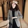 High-end Woolen Suit Jacket for Women British Style Slimming Korean Version Slim Fit Top Retro Trend