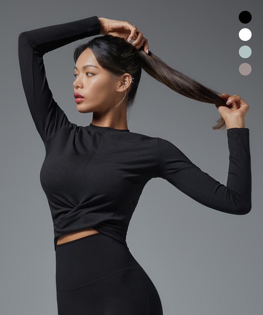 JELEVE Soft Twist Long Sleeve