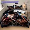 Tupac Hip Hop Portrait Print 3Pcs Bedding Set,Duvet Cover with 2 Bedro,Pillowcase Home Birthday Gift
