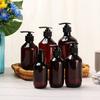 100/150/200/300/400/500ML Plastic Liquid Shampoo Shower Gel Bottles Soap Dispenser Refillable Lotion Liquid Storage Container