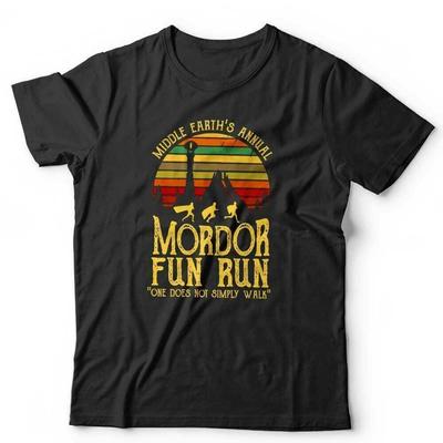 Mordor Fun Run Tshirt Unisex and Kids - Middle Earth Parody LOTR