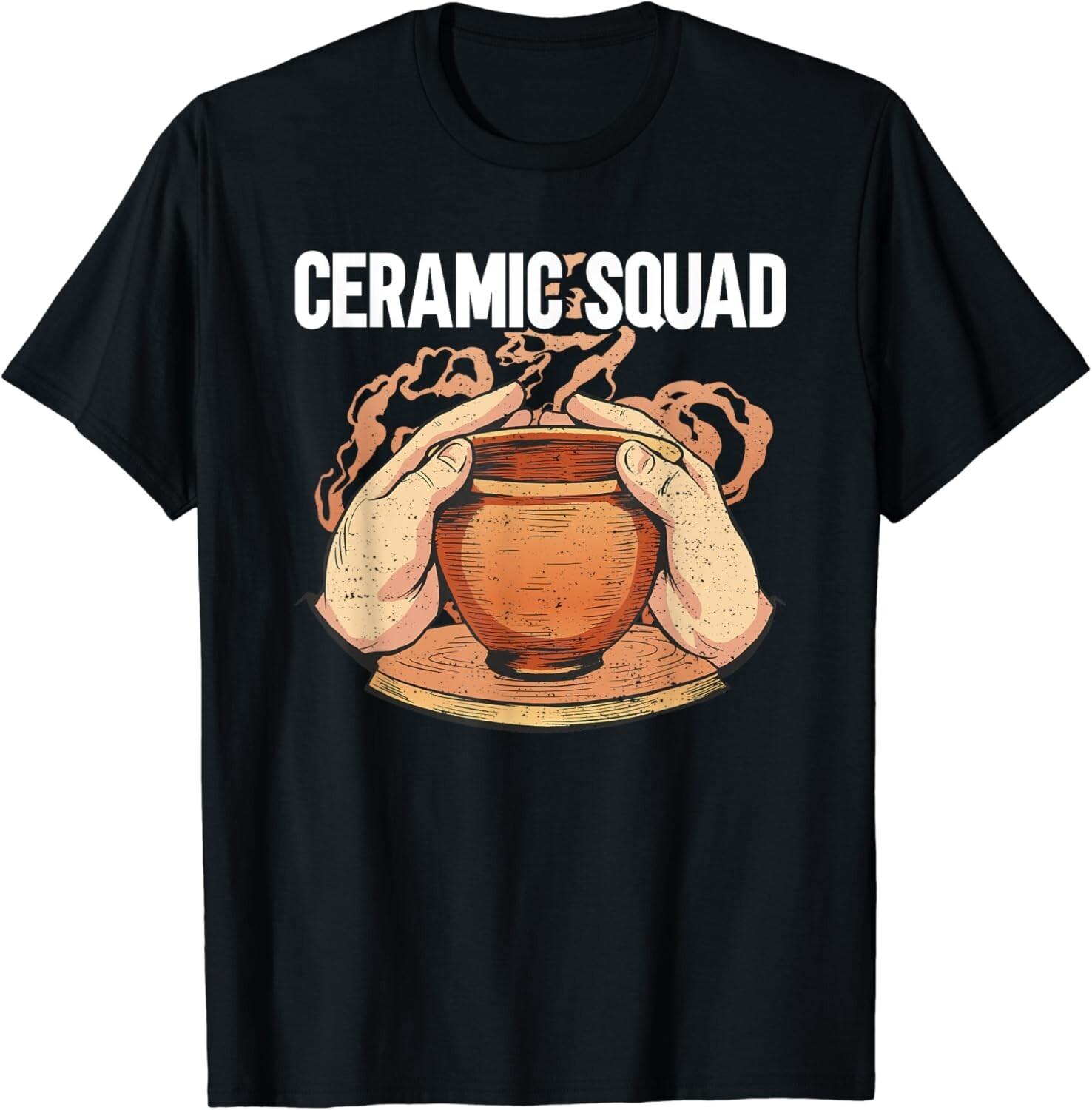 Funny Pottery Ceramic Squad Gift Unisex T-Shirt S разноцветный