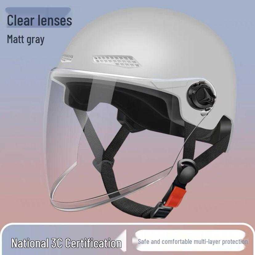 Universal Electric Vehicle Half Helmet: All-Season Sun Protection for Men & Women
