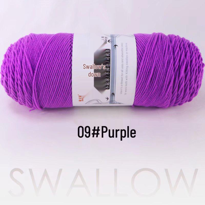 Large Skein 5-Ply Milk Cotton Yarn: Luxurious Plush for Doll Making & Seat Cushions, Available in 80 Colors