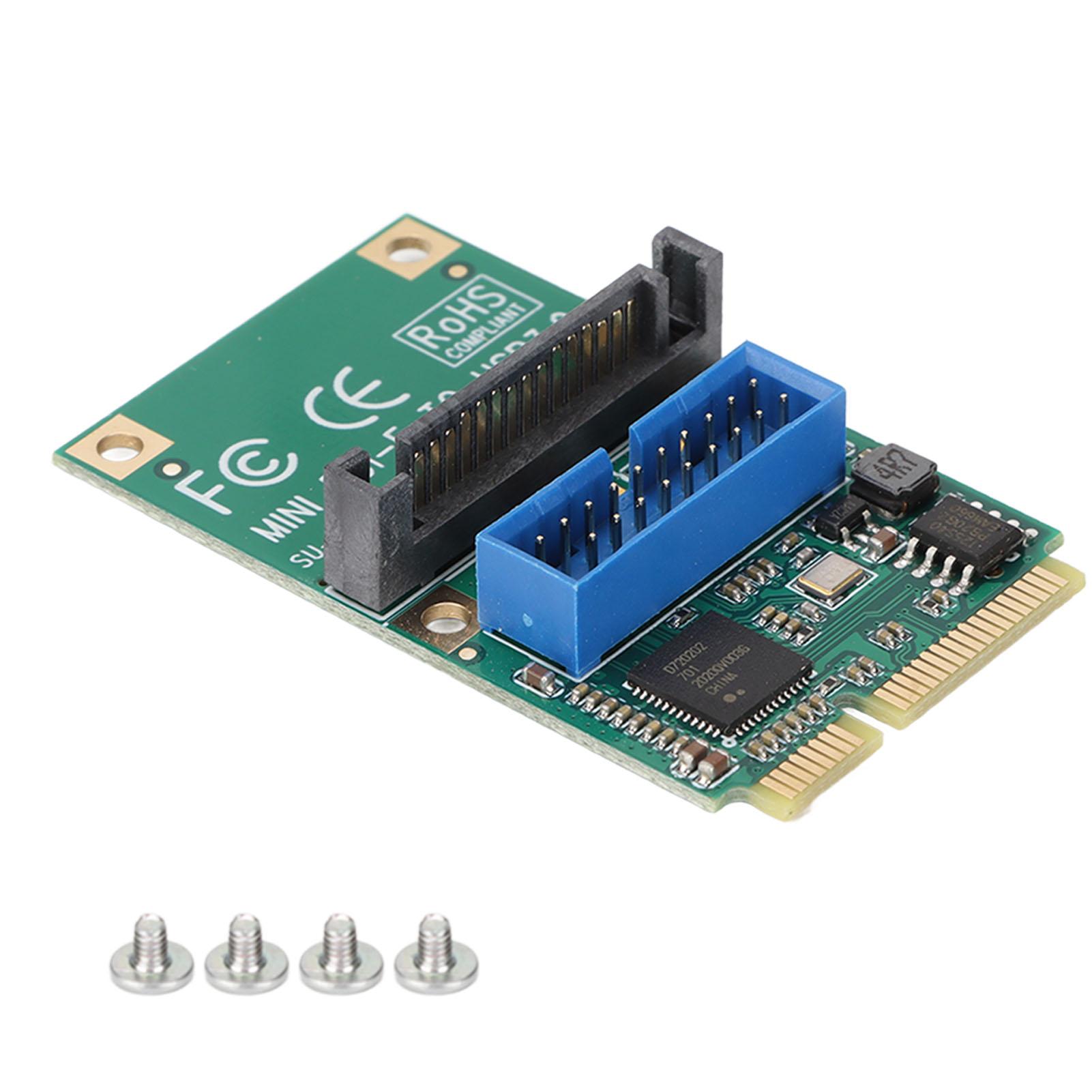 

Карта розширення MINI PCIE до USB3.0 1920PIN 5 Гбіт/с Передача 15-контактний інтерфейс SATA MINI PCIE до