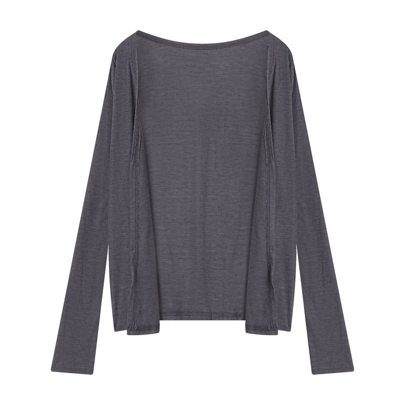 Kumikumi Idle Style Cardigan Outerwear Inner Wear Streamer Vest Sling Women Autumn Slimming Skirt Three-Piece Set