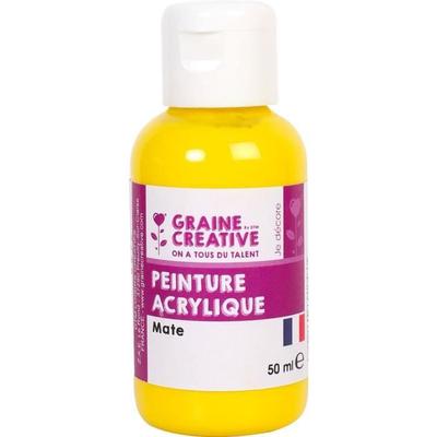 Acrylic Paint - 50ml - Yellow - Glossy - Mixed