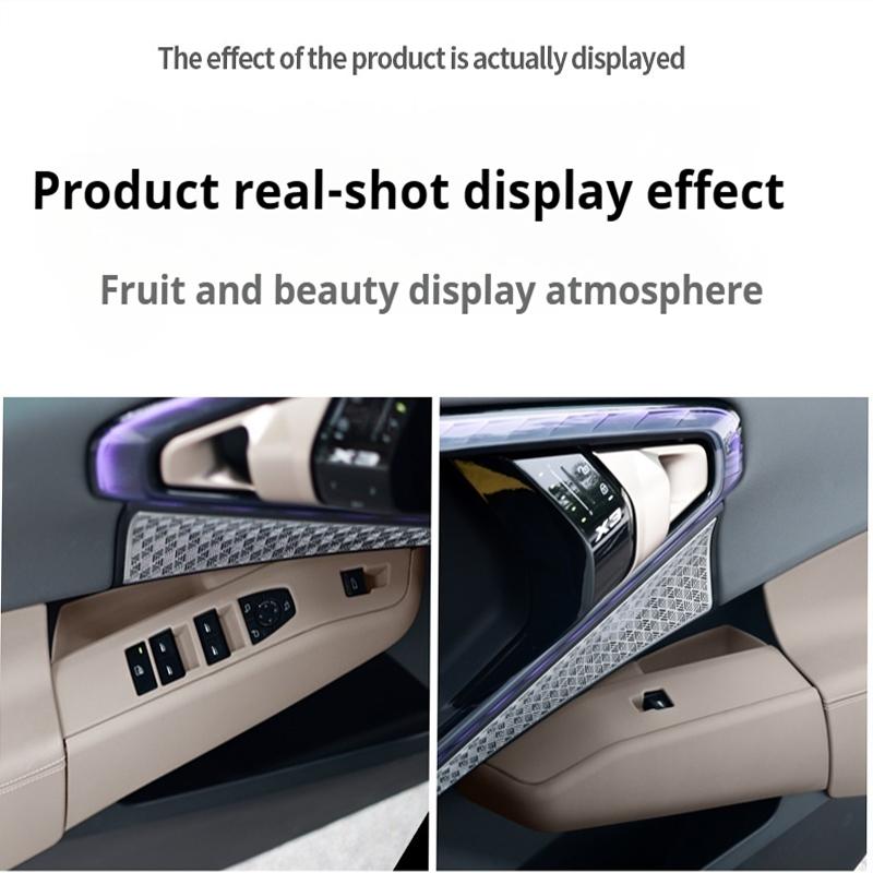 Silicone lift panel and ABS side panel For BMW X3 G45 2025 Car window lift panel new  glass button frame car decoration products