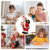 Statua di Babbo Natale Danzante Elettrica con Fianchi Oscillanti Musicali per Decorazione Casa di Natale Regali per Festa Festival Bambini Adulti