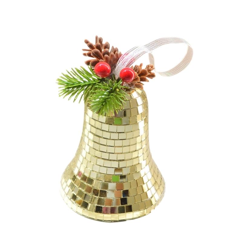 Sparkling Glass Discos Bauble Christmas Tree Hangings Charm Ornament Easy to Hanging Festival Home Decoration Supplies