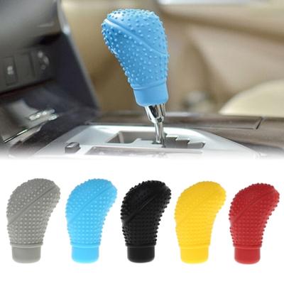 Nonslip Soft Silicone Truck Car Gear Shift Knob Cover Black